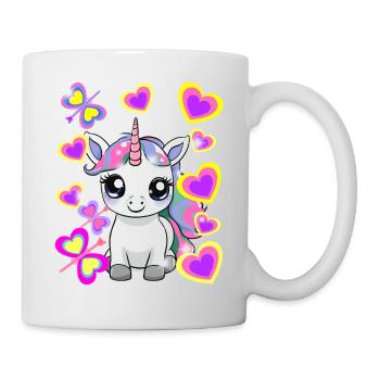 Licorne Enfant Fille Cheval - Mug blanc - blanc - Droite