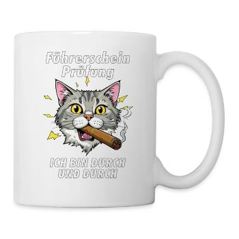 CAT Cigar Driver's License Exam - Mug - white - Right