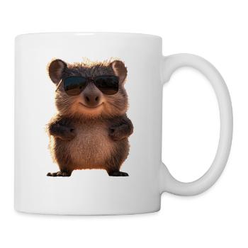 Wombat Australien Beuteltier Süßer Wombat - Tasse - Weiß - Rechts