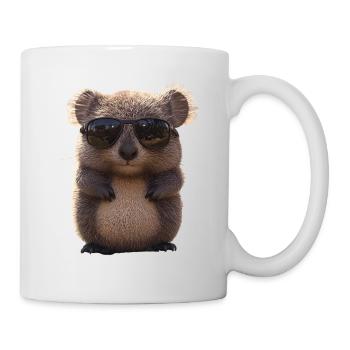 Wombat Australien Beuteltier Süßer Wombat - Tasse - Weiß - Rechts