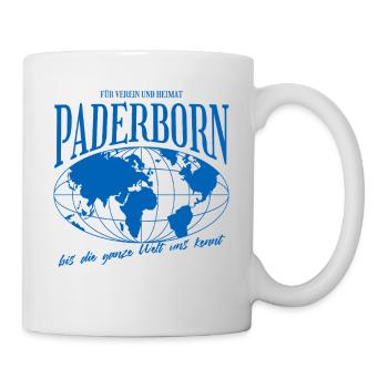 Paderborn Heimat Fußball Geschenk - Tasse - Weiß - Rechts