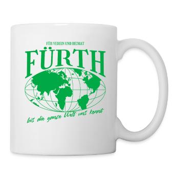 Fürth Heimat Fußball Geschenk - Tasse - Weiß - Rechts