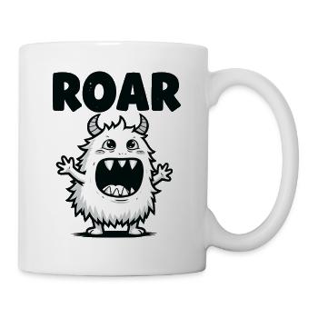 Mignon monstre monstre disant citation - Mug blanc - blanc - Droite