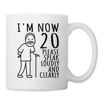 20th Birthday 20s 20th I'm 20 Years Now - Mug - white - Right