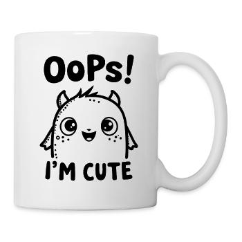Monster Fun - Tasse - Weiß - Rechts