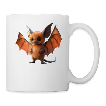 Bat Flying Fox Vampire Bat Cute Fledemice - Mug - white - Right