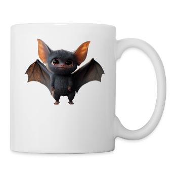 Bat Flying Fox Vampire Bat Cute Fledemice - Mug - white - Right