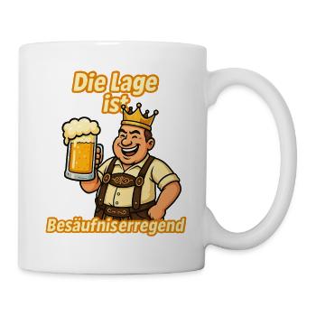 Party Outfit Men Men with Saying Weekend - Mug - white - Right