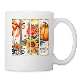 Pumpkin Season Fall Shirt - Mug - white - Right