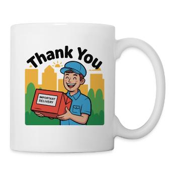 MAIL CARRIER - Mug - white - Right