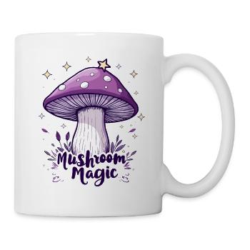 Magie des champignons - Champignon mystique - Mug blanc - blanc - Droite