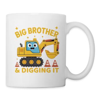 Promoted to Big Brother pregnancy announcement - Mug - white - Right