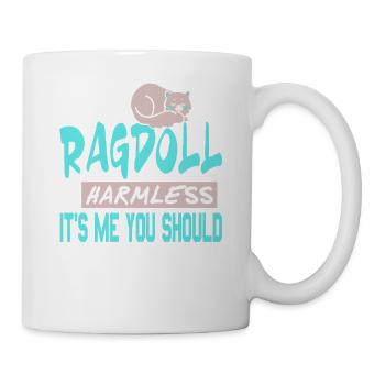 Mon ragdoll est inoffensif, tu devrais t’inquiéter pour moi - Mug blanc - blanc - Droite
