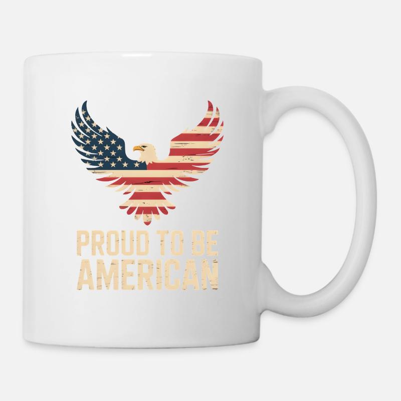 Proud To Be American - Mug - white