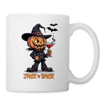 Jack is Back - Halloween Pumpkin - Mug - white - Right