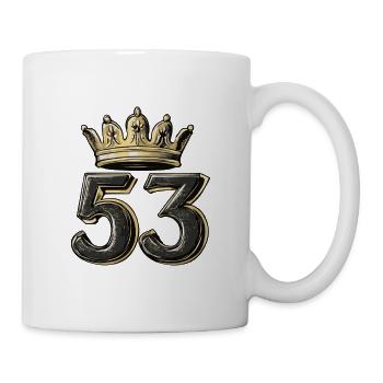 53 Number Crown - Mug - white - Right