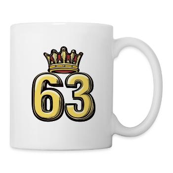 63 Number Krone - Mug - white - Right