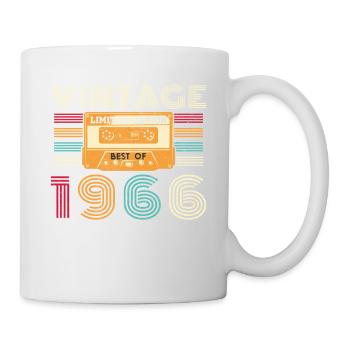 60 Year 1966 Vintage Retro Birthday - Mug - white - Right