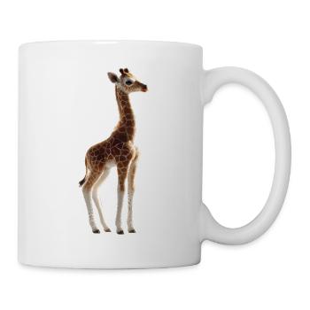 Girafe Afrique Amour Safari Nature sauvage Girafes mignonnes - Mug blanc - blanc - Droite