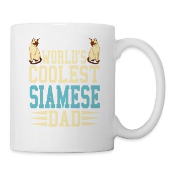 World's Coolest Siamese Cat Dad - Mug - white - Right