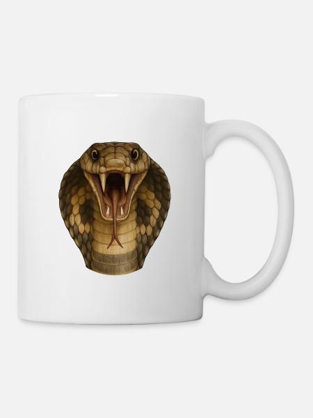 Königskopra - Tasse - Weiß