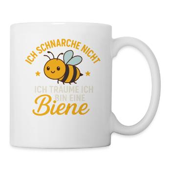 I don't snore – bee dream - Mug - white - Right
