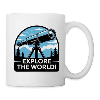 FERNGLAS - Tasse - Weiß - Rechts