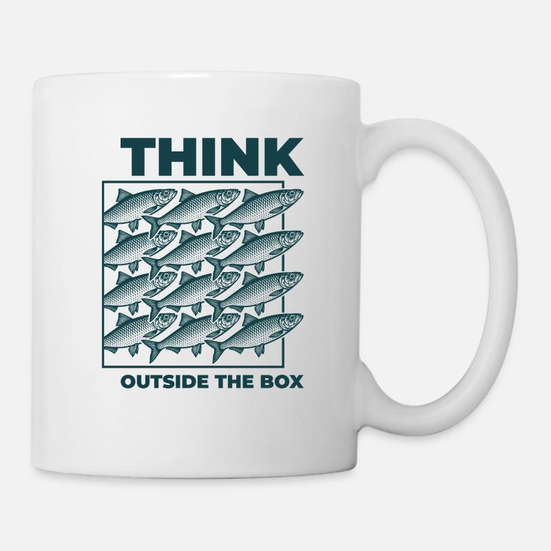 Sortir des sentiers battus - Hareng - Équipe - Solution - Mug blanc - blanc
