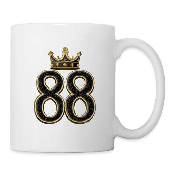 88 Number Crown - Mug - white - Right