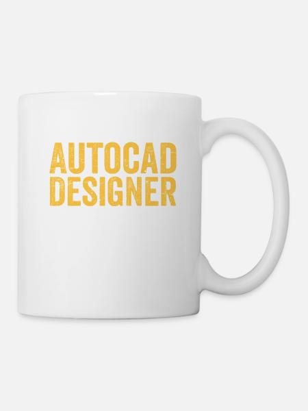 AutoCAD Designer – Funny Not a Magician Quote Gift - Mug - white