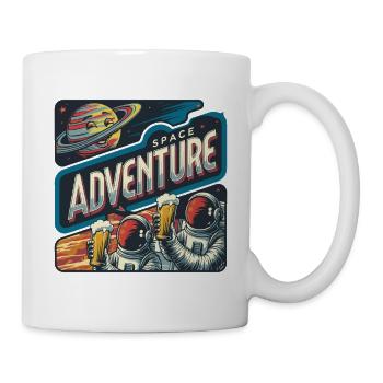ASTRONAUTEN-ABENTEUER - Tasse - Weiß - Rechts