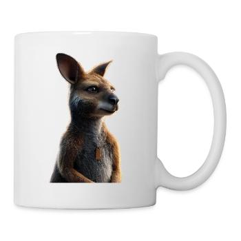 Wallaby Australia Outback Wild Sweet Kangaroo - Mug - white - Right