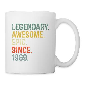 Retro 1969 Celebration Graphic - Mug - white - Right