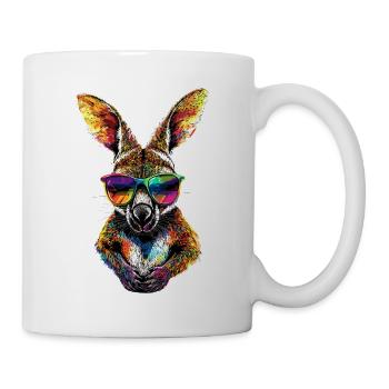 Wallaby Australie Outback Kangourou doux sauvage - Mug blanc - blanc - Droite