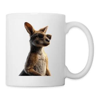 Wallaby Australie Outback Kangourou doux sauvage - Mug blanc - blanc - Droite