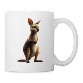 Wallaby Australie Outback Kangourou doux sauvage - Mug blanc - blanc - Droite