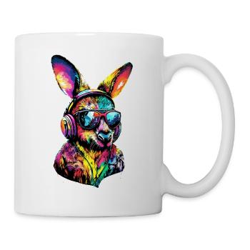 Wallaby Australie Outback Kangourou doux sauvage - Mug blanc - blanc - Droite