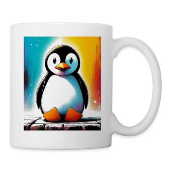 pingouin - Mug blanc - blanc - Droite