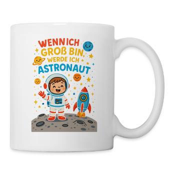 Quand je serai grand, je serai astronaute - Mug blanc - blanc - Droite