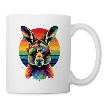 Wallaby Australie Outback Kangourou doux sauvage - Mug blanc - blanc - Droite