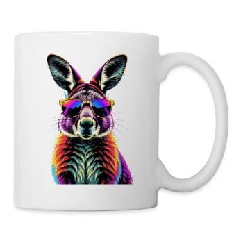 Wallaby Australie Outback Kangourou doux sauvage - Mug blanc - blanc - Droite