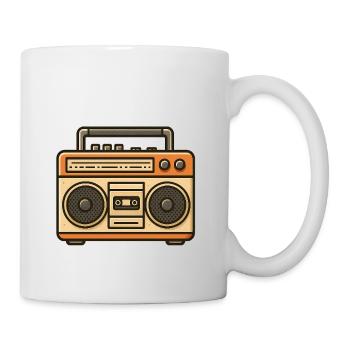 Vintage Boombox - Mug - white - Right