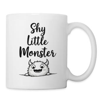 Shy Little Monster Süßes Monster - Mug - white - Right