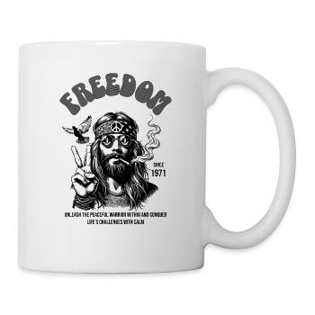 Hippie relaxant - Mug blanc - blanc - Droite