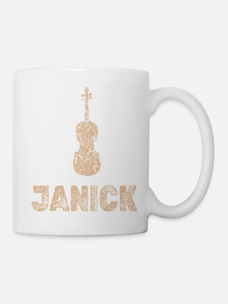 Bratsche Janick - Tasse - Weiß