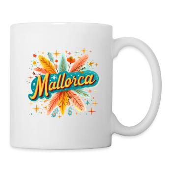 Majorque Coloré - Mug blanc - blanc - Droite