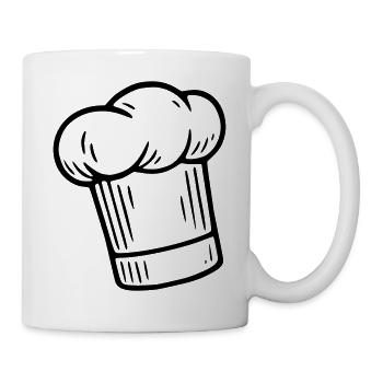 Chef's hat - Mug - white - Right
