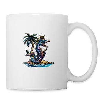 Seahorse Summer Holiday - Mug - white - Right