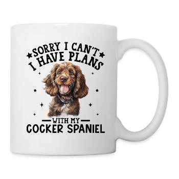 Joyful Dachshund Illustration for Apparel - Mug - white - Right