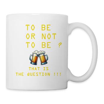 Funny design for beer lovers - Mug - white - Right